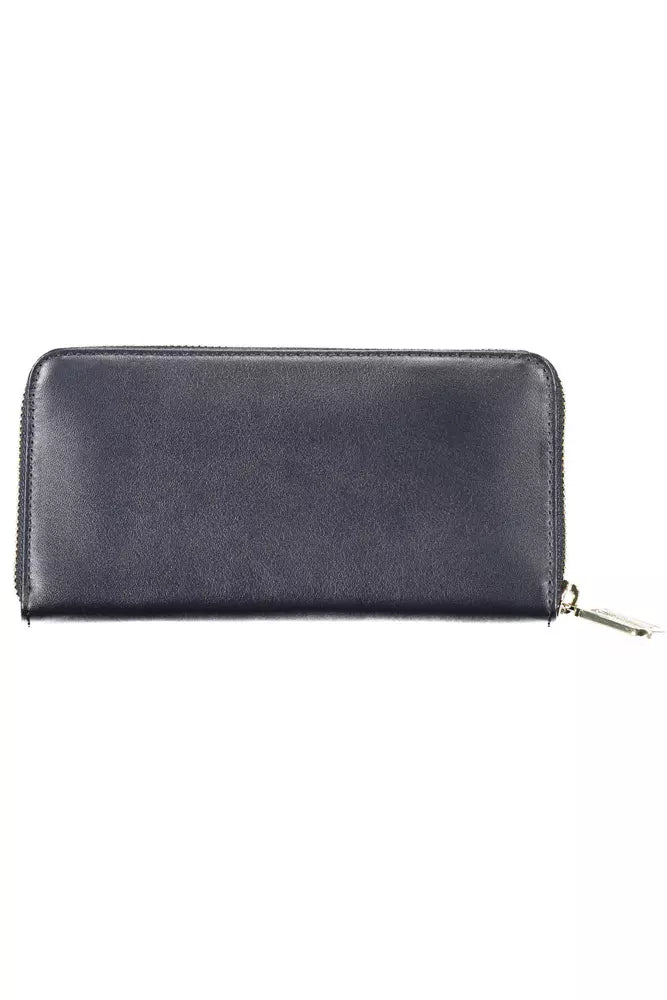 Tommy Hilfiger Blue Leather Women Wallet - Luksuslaukut ja asusteet Tommy Hilfiger - Tutustu YVES JAVANNI® 