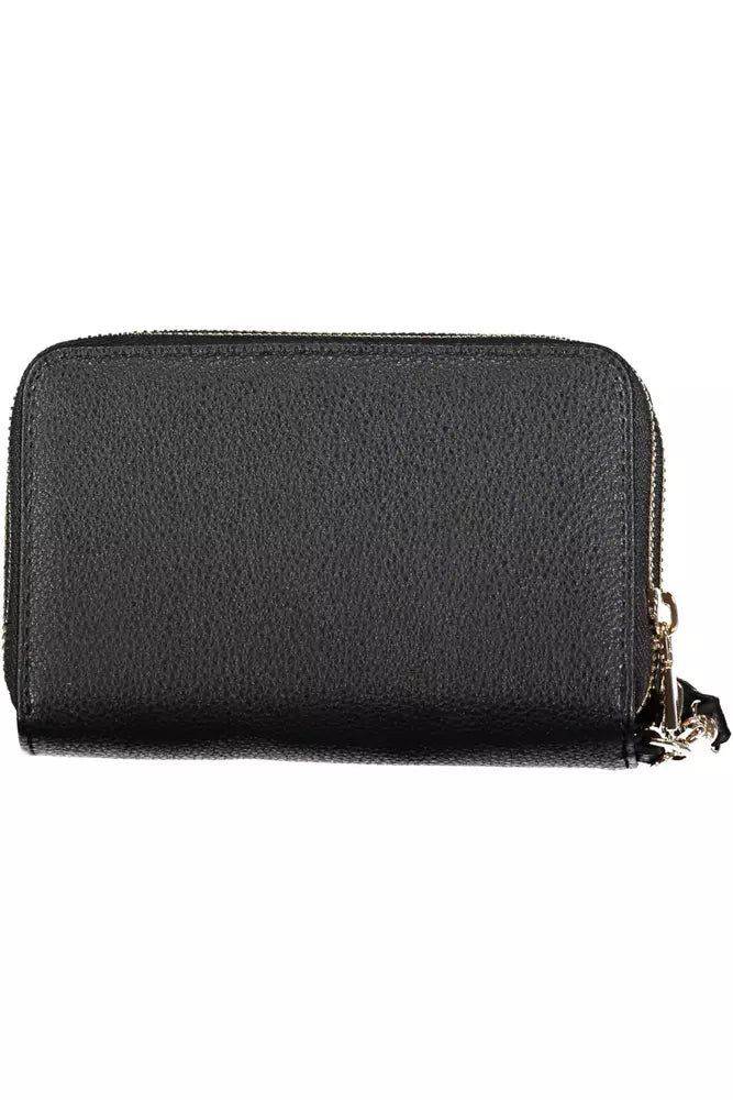 Guess Elegant Black Double Wallet with Zip Closure - Luksusmuotia Guess Jeans - Tutustu YVES JAVANNI® 