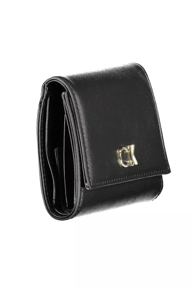 Calvin Klein Black Polyethylene Women Wallet - Luksuslaukut ja asusteet Calvin Klein - Tutustu YVES JAVANNI® 