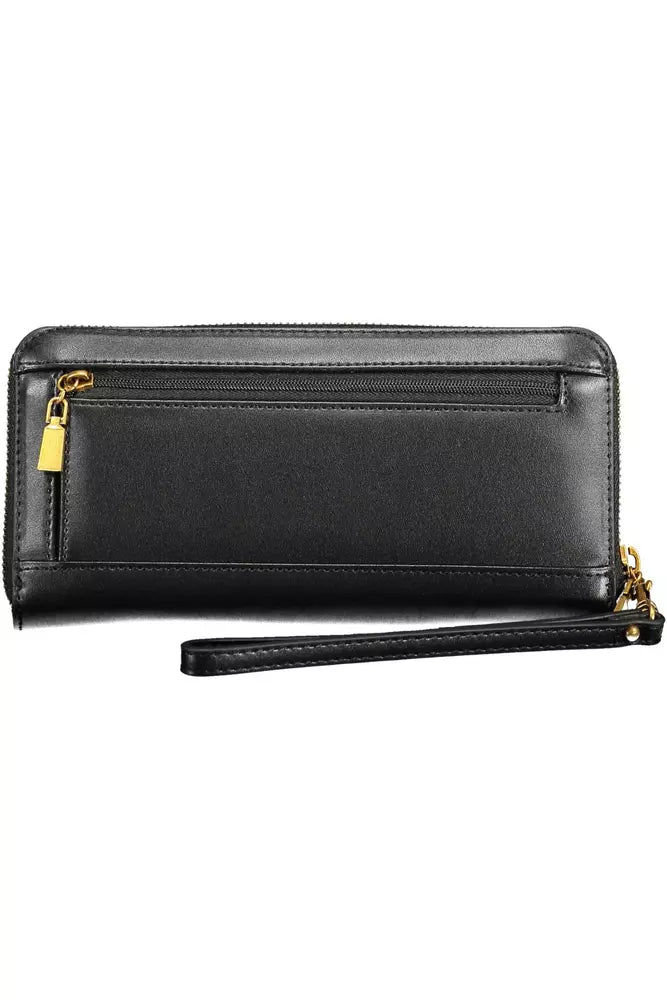 Guess Chic Black Polyethylene Multi-Compartment Wallet - Luksusmuotia Guess Jeans - Tutustu YVES JAVANNI® 