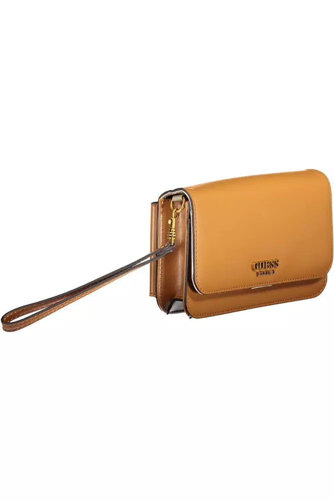 Guess Chic Brown Tri-Fold Wallet with Phone Pocket - Luksusmuotia Guess Jeans - Tutustu YVES JAVANNI® 