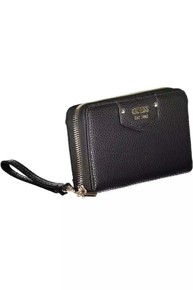 Guess Sleek Black Multi-Compartment Wallet - Luksusmuotia Guess Jeans - Tutustu YVES JAVANNI® 