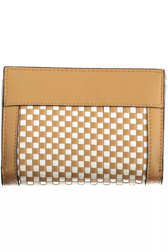 Guess Elegant Brown Compact Wallet with Secure Closure - Luksusmuotia Guess Jeans - Tutustu YVES JAVANNI® 