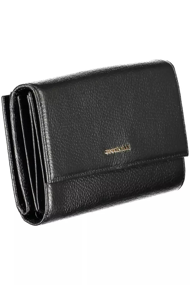 Coccinelle Elegant Dual-Part Leather Wallet in Classic Black - Luksusmuotia Coccinelle - Tutustu YVES JAVANNI® 