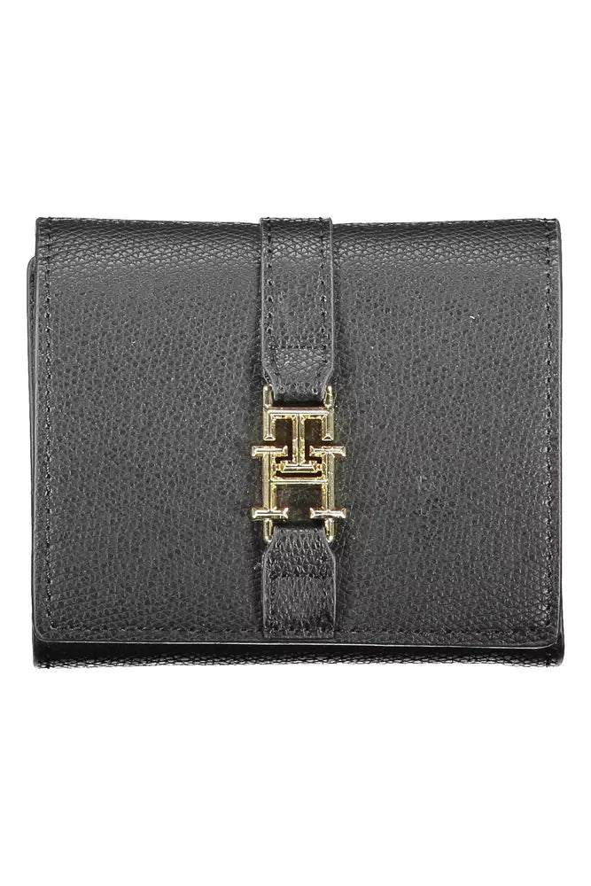 Tommy Hilfiger Black Polyethylene Women Wallet - Luksuslaukut ja asusteet Tommy Hilfiger - Tutustu YVES JAVANNI® 