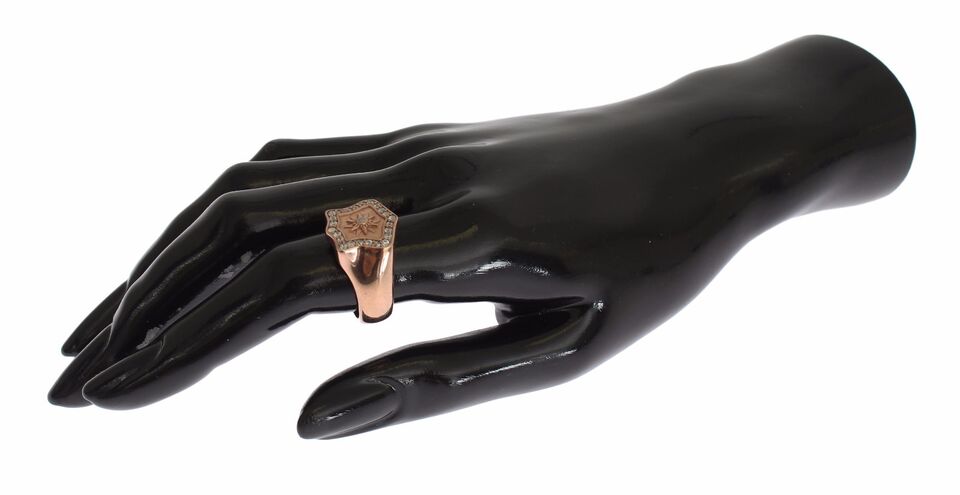 Nialaya Chic Pink Gold Plated Sterling Silver Ring - Luksusmuotia Nialaya - Tutustu YVES JAVANNI® 