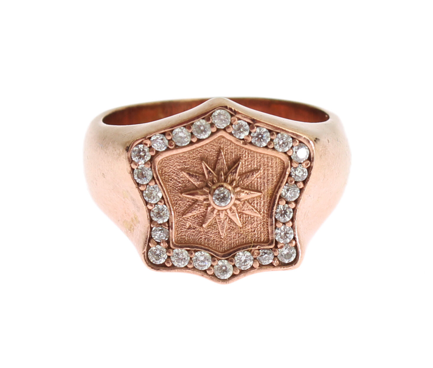 Nialaya Chic Pink Gold Plated Sterling Silver Ring - Luksuslaukut ja asusteet Nialaya - Tutustu YVES JAVANNI® 