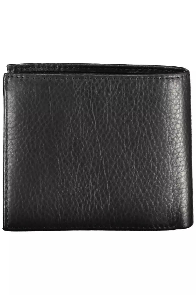 Tommy Hilfiger Black Leather Men Wallet - Luksuslaukut ja asusteet Tommy Hilfiger - Tutustu YVES JAVANNI® 