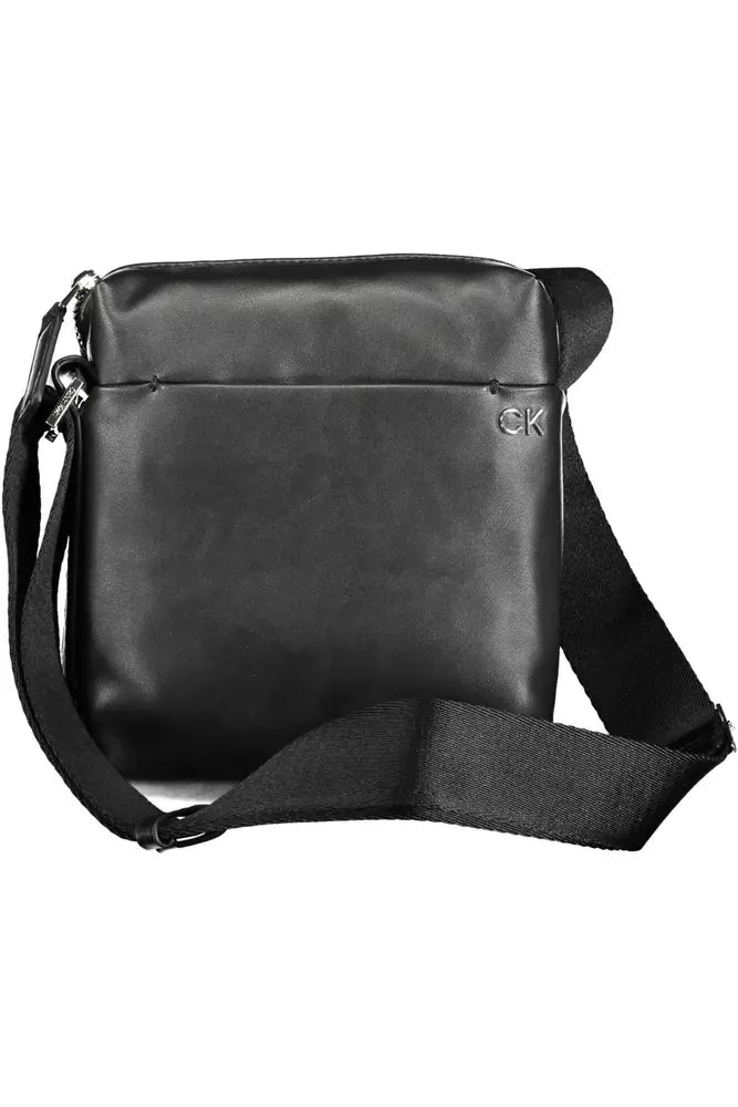 Calvin Klein Black Polyester Men Shoulder Bag - Luksuslaukut ja asusteet Calvin Klein - Tutustu YVES JAVANNI® 