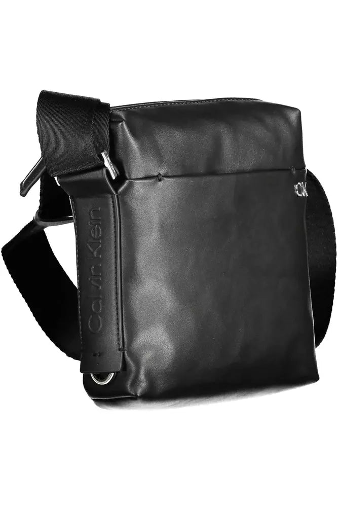 Calvin Klein Black Polyester Men Shoulder Bag - Luksuslaukut ja asusteet Calvin Klein - Tutustu YVES JAVANNI® 