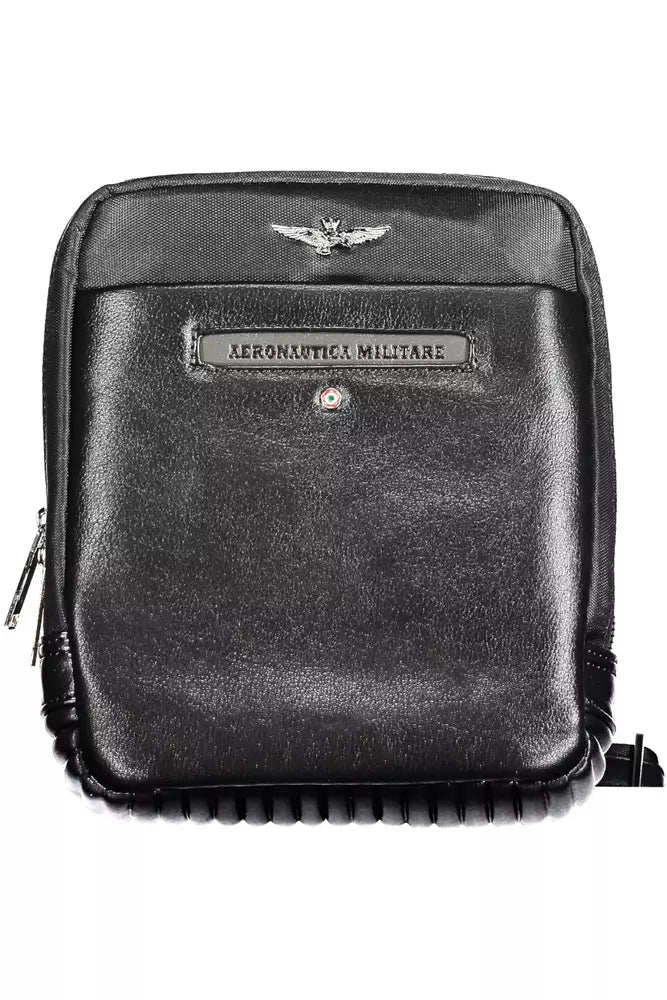 Aeronautica Militare Sleek Black Shoulder Bag - Luksusmuotia Aeronautica Militare - Tutustu YVES JAVANNI® 