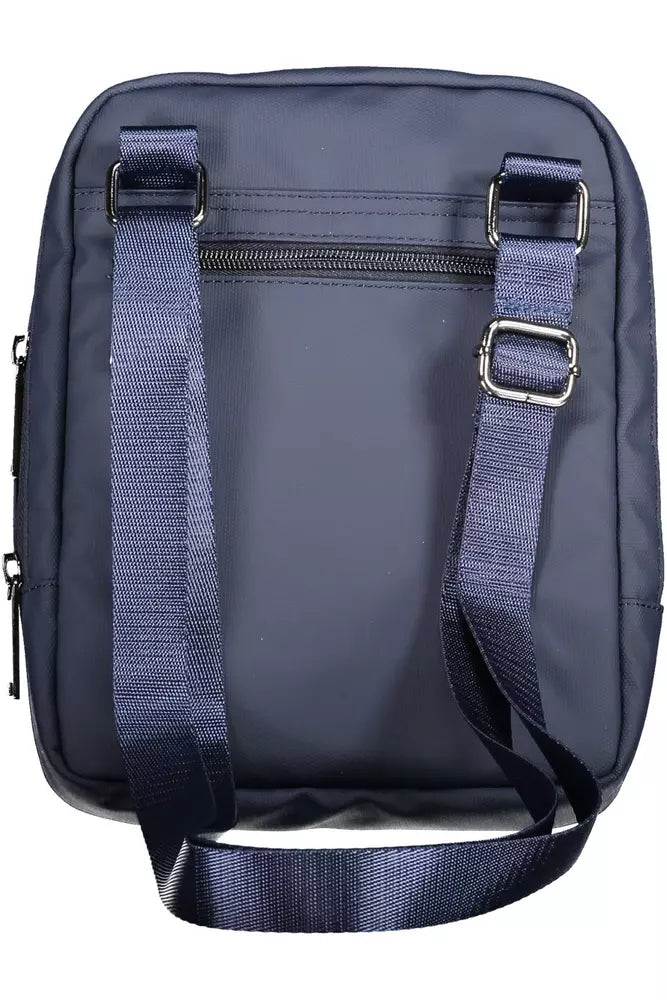 Aeronautica Militare Sleek Blue Shoulder Bag with Laptop Compartment - Luksusmuotia Aeronautica Militare - Tutustu YVES JAVANNI® 