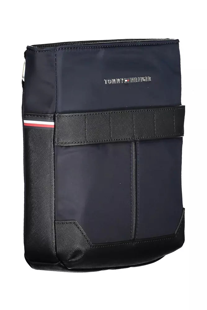 Tommy Hilfiger Blue Polyester Men Shoulder Bag - Luksuslaukut ja asusteet Tommy Hilfiger - Tutustu YVES JAVANNI® 