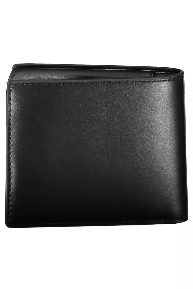 Tommy Hilfiger Black Leather Men Wallet - Luksuslaukut ja asusteet Tommy Hilfiger - Tutustu YVES JAVANNI® 