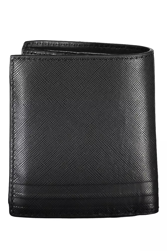 Tommy Hilfiger Black Leather Men Wallet - Luksuslaukut ja asusteet Tommy Hilfiger - Tutustu YVES JAVANNI® 