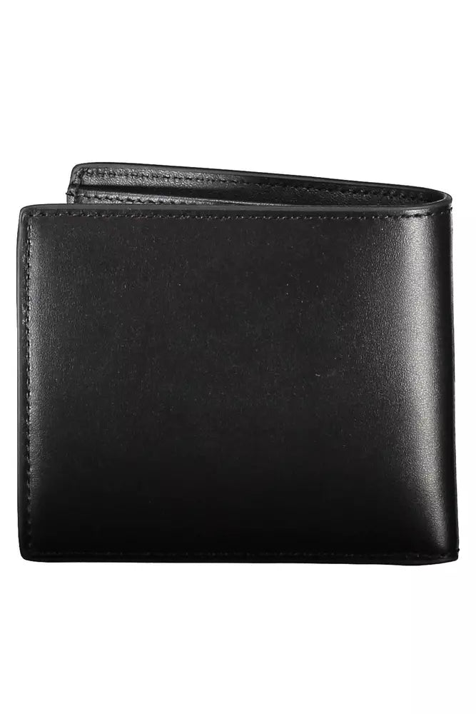 Tommy Hilfiger Black Leather Men Wallet - Luksuslaukut ja asusteet Tommy Hilfiger - Tutustu YVES JAVANNI® 