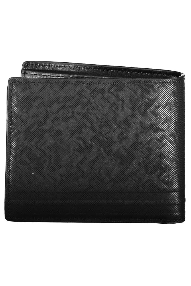 Tommy Hilfiger Black Leather Men Wallet - Luksuslaukut ja asusteet Tommy Hilfiger - Tutustu YVES JAVANNI® 