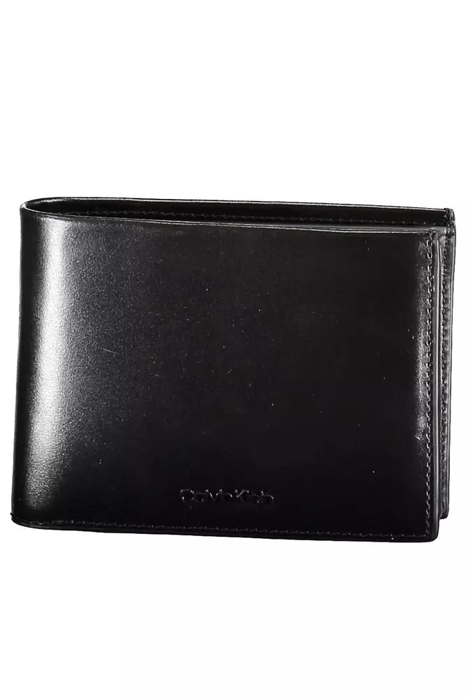 Calvin Klein Black Leather Men Wallet - Luksuslaukut ja asusteet Calvin Klein - Tutustu YVES JAVANNI® 