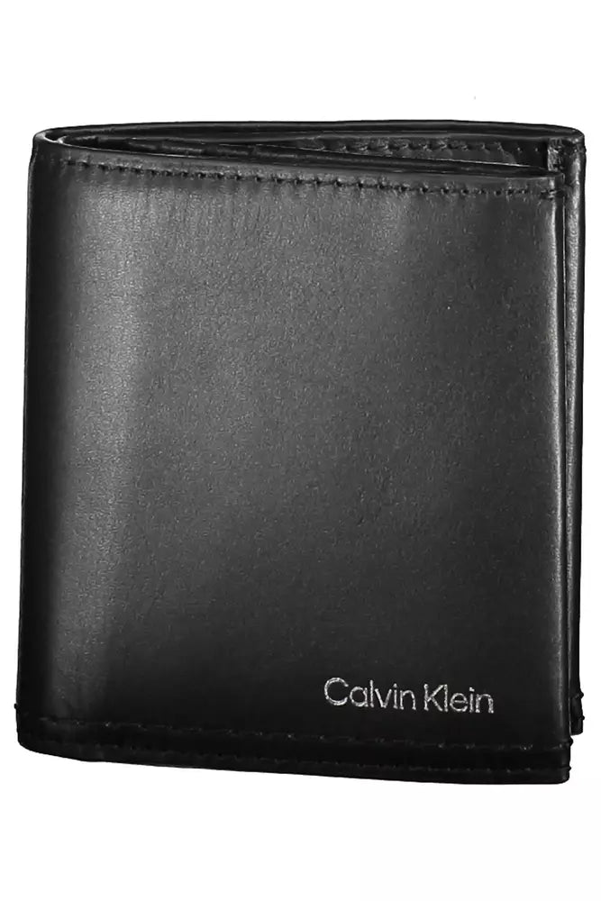 Calvin Klein Black Leather Men Wallet - Luksuslaukut ja asusteet Calvin Klein - Tutustu YVES JAVANNI® 