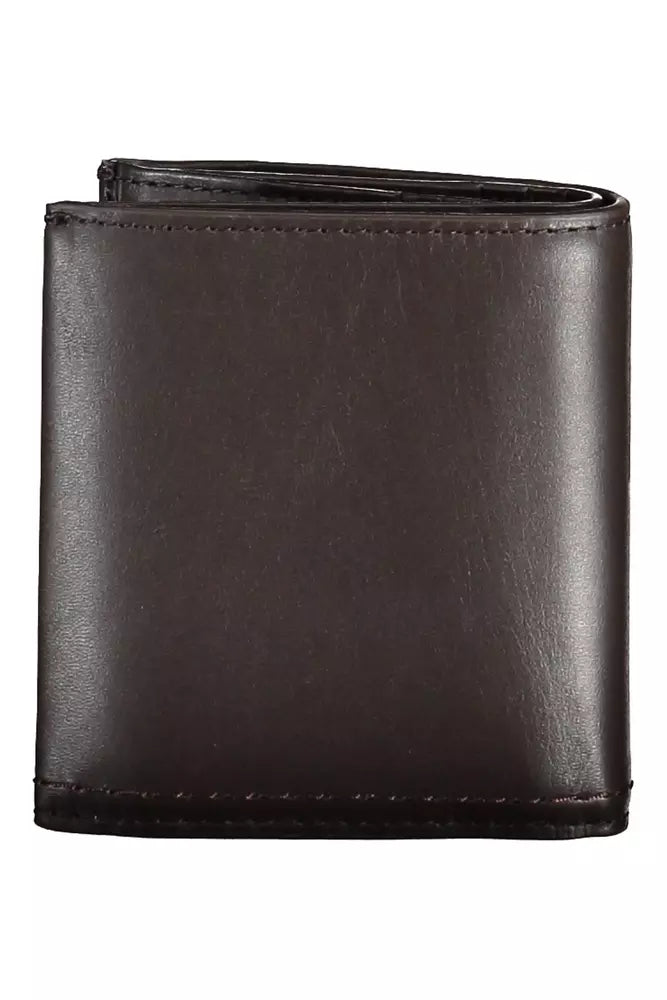 Calvin Klein Brown Leather Men Wallet - Luksuslaukut ja asusteet Calvin Klein - Tutustu YVES JAVANNI® 