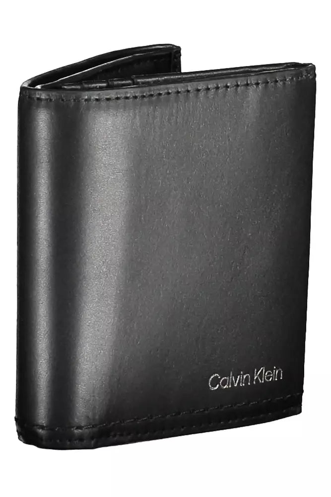 Calvin Klein Black Leather Men Wallet - Luksuslaukut ja asusteet Calvin Klein - Tutustu YVES JAVANNI® 