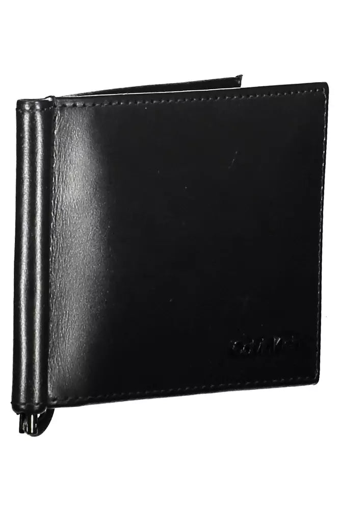 Calvin Klein Black Leather Men Wallet - Luksuslaukut ja asusteet Calvin Klein - Tutustu YVES JAVANNI® 