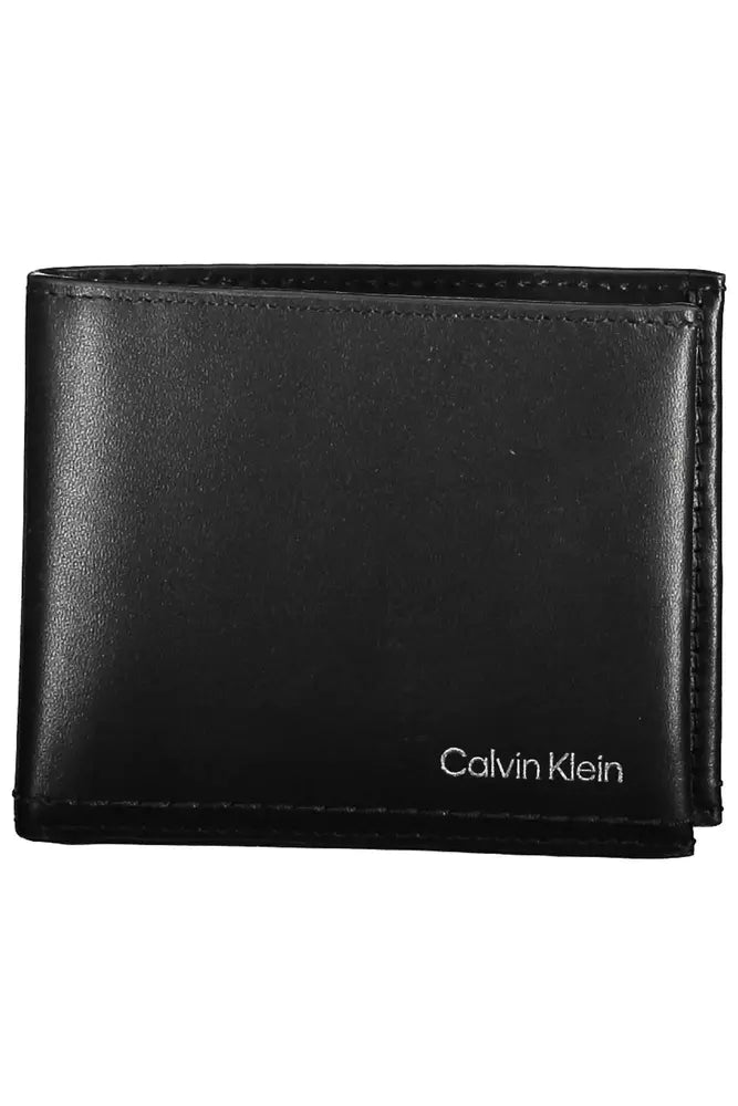 Calvin Klein Black Leather Men Wallet - Luksuslaukut ja asusteet Calvin Klein - Tutustu YVES JAVANNI® 