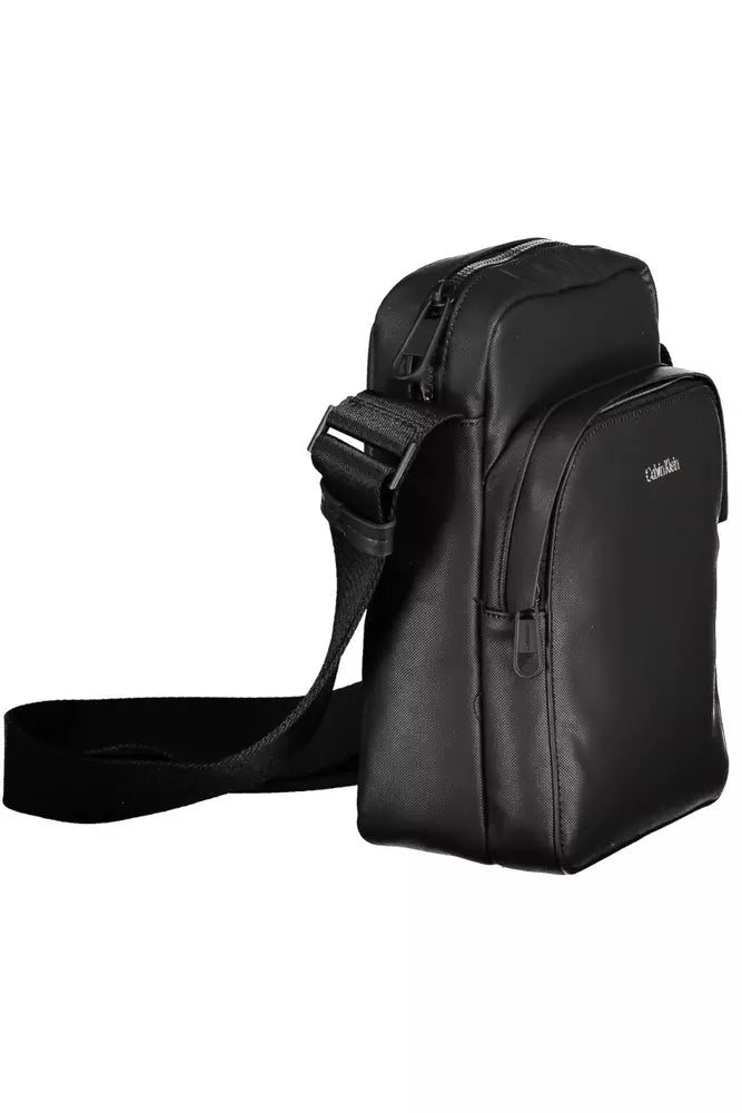 Calvin Klein Black Polyester Men Shoulder Bag - Luksuslaukut ja asusteet Calvin Klein - Tutustu YVES JAVANNI® 