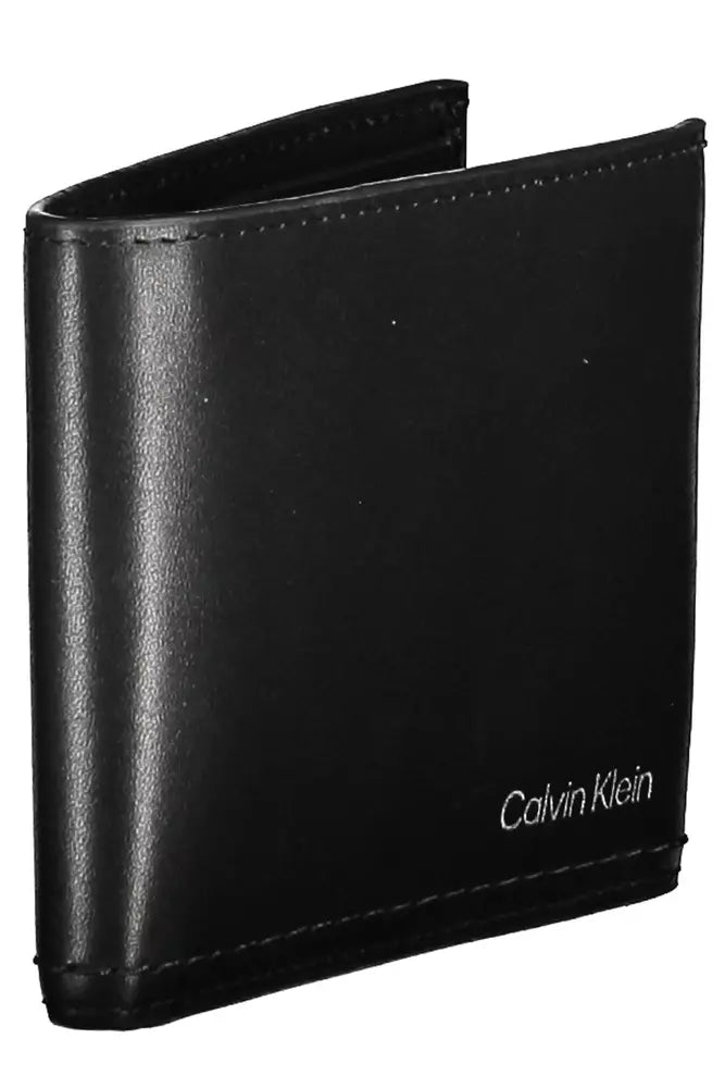 Calvin Klein Black Leather Men Wallet - Luksuslaukut ja asusteet Calvin Klein - Tutustu YVES JAVANNI® 