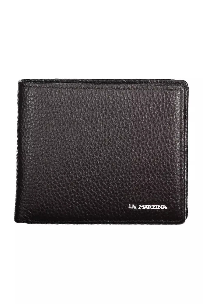 La Martina Elegant Leather Bifold Wallet with Coin Purse - Luksusmuotia La Martina - Tutustu YVES JAVANNI® 