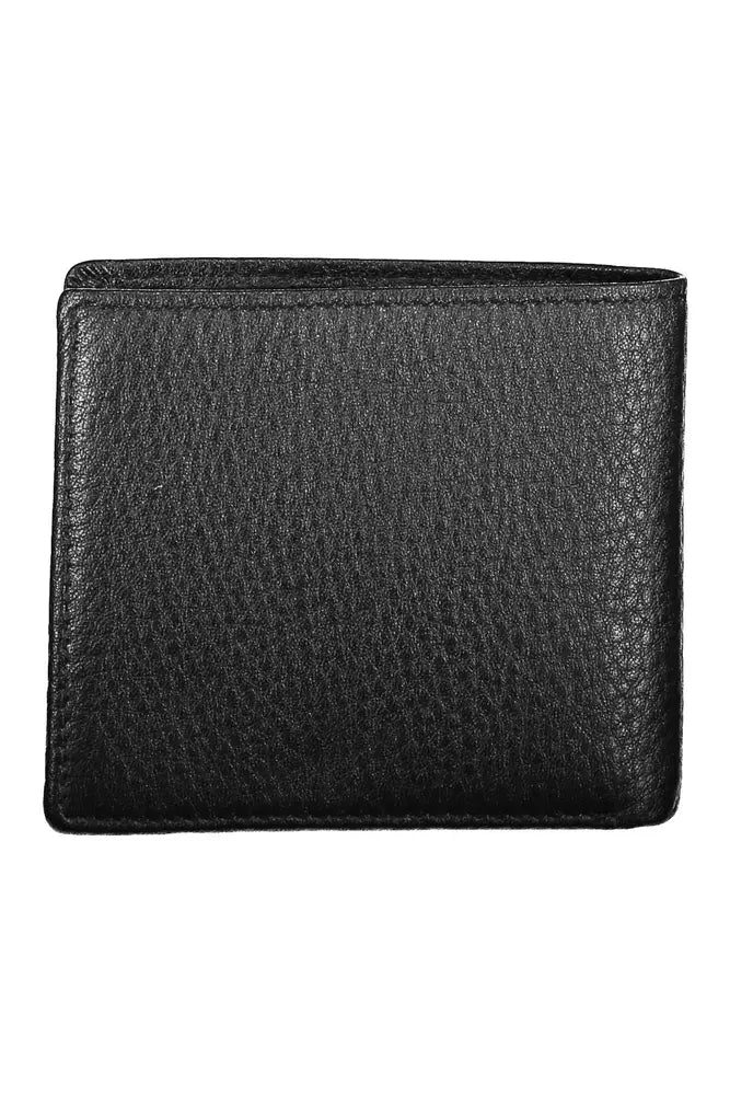 La Martina Sophisticated Black Leather Dual Compartment Wallet - Luksusmuotia La Martina - Tutustu YVES JAVANNI® 