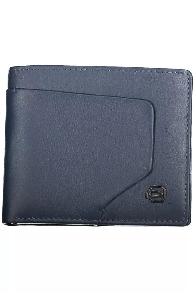 Piquadro Sleek Dual-Compartment Leather Wallet with RFID Block - Luksusmuotia Piquadro - Tutustu YVES JAVANNI® 