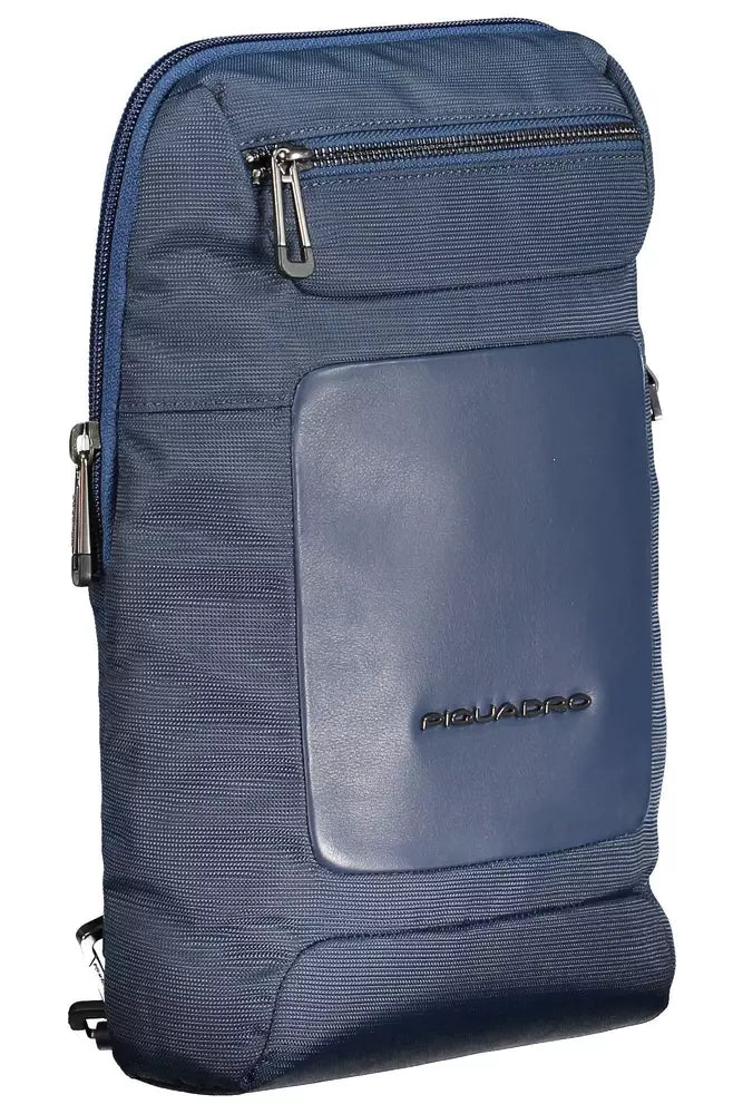 Piquadro Eco-Friendly Chic Blue Shoulder Bag - Luksusmuotia Piquadro - Tutustu YVES JAVANNI® 