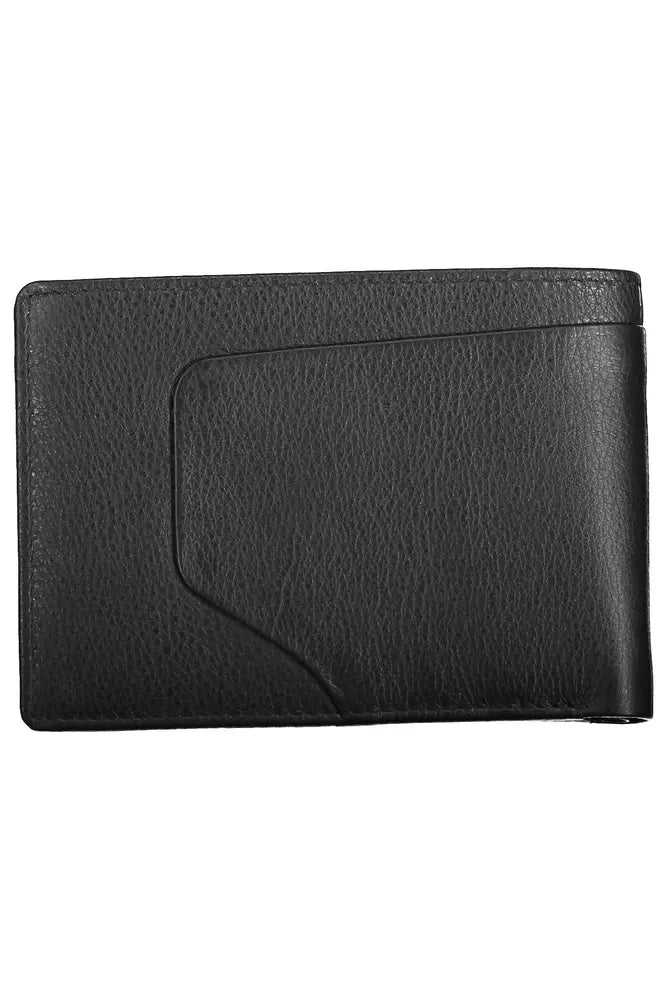 Piquadro Elegant Black Leather Wallet with RFID Blocker - Luksusmuotia Piquadro - Tutustu YVES JAVANNI® 