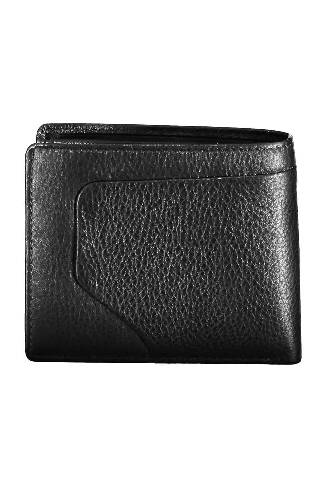 Piquadro Sleek Black Leather Bifold Wallet with RFID Block - Luksusmuotia Piquadro - Tutustu YVES JAVANNI® 