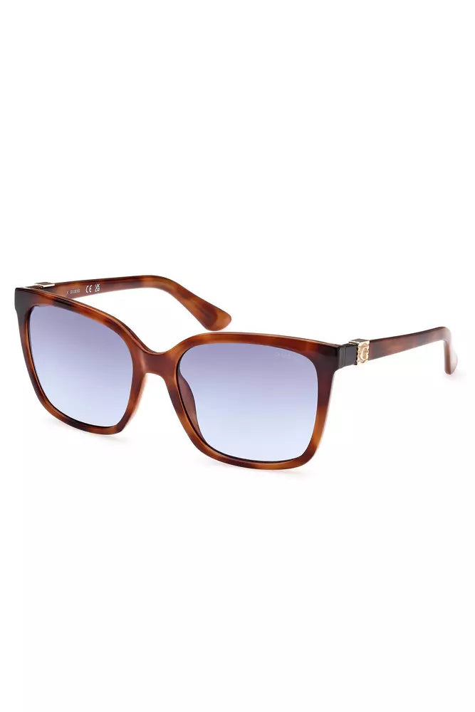 Guess Jeans Chic Square Frame Sunglasses with Light Blue Lens - Luksusmuotia Guess Jeans - Tutustu YVES JAVANNI® 