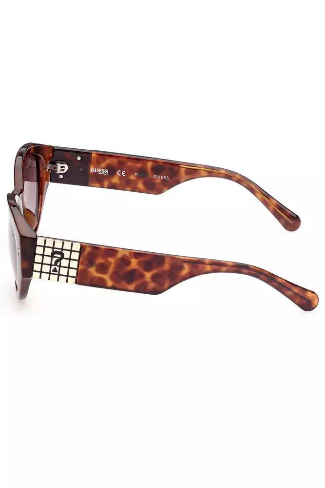 Guess Jeans Chic Teardrop Brown Lens Sunglasses - Luksusmuotia Guess Jeans - Tutustu YVES JAVANNI® 