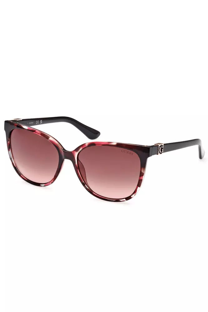 Guess Jeans Chic Square Frame Sunglasses with Contrast Details - Luksusmuotia Guess Jeans - Tutustu YVES JAVANNI® 