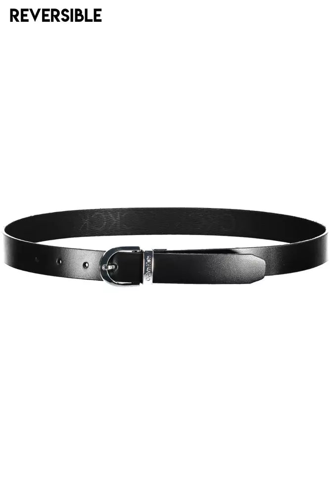 Calvin Klein Black Polyester Women Belt - Luksuslaukut ja asusteet Calvin Klein - Tutustu YVES JAVANNI® 