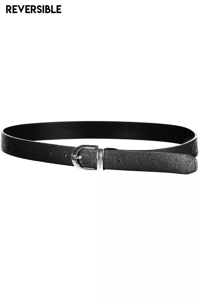 Calvin Klein Black Polyester Women Belt - Luksuslaukut ja asusteet Calvin Klein - Tutustu YVES JAVANNI® 