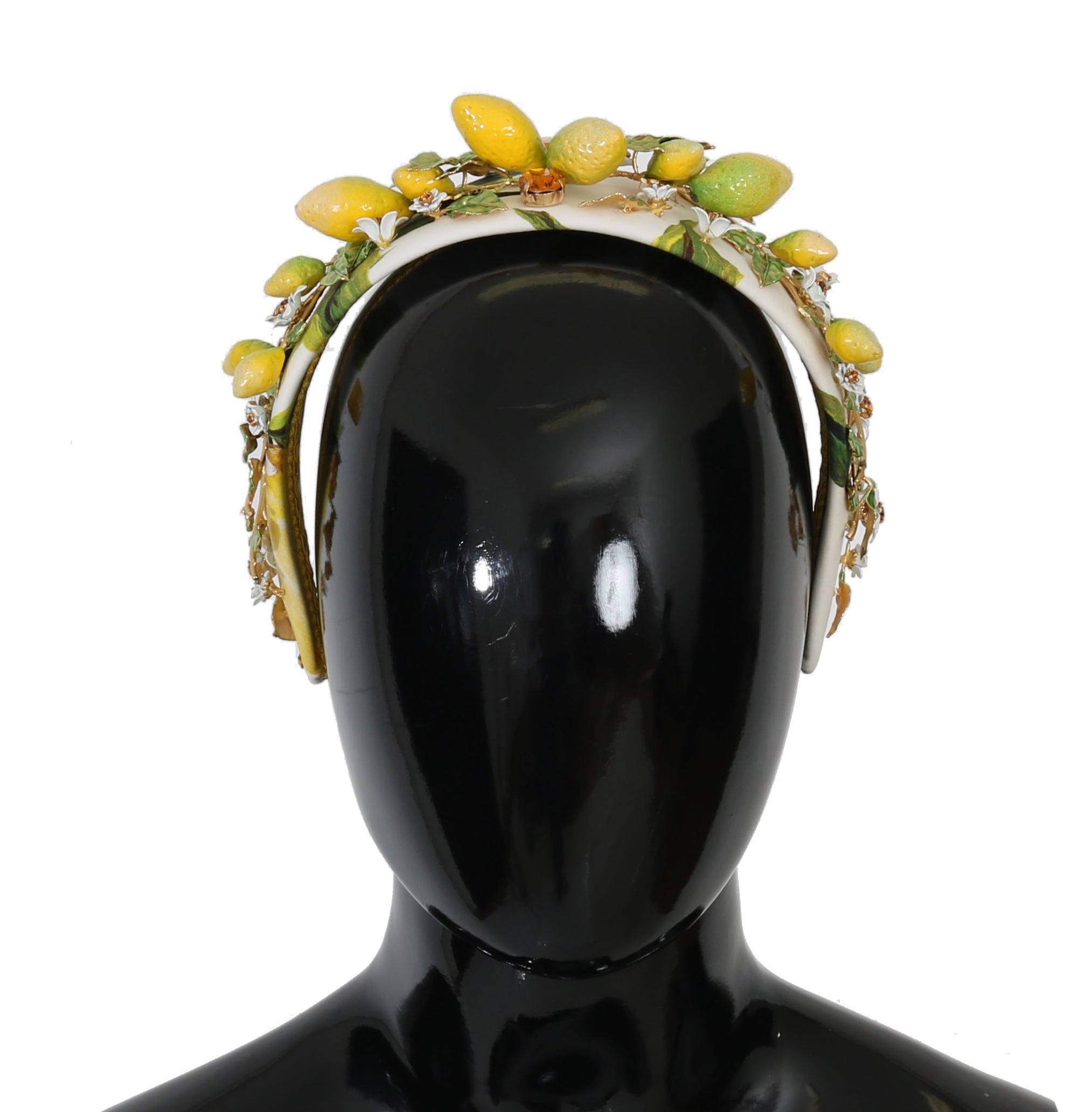 Dolce & Gabbana Sicilian Lemon Crystal Diadem Tiara - Luksuslaukut ja asusteet Dolce & Gabbana - Tutustu YVES JAVANNI® 