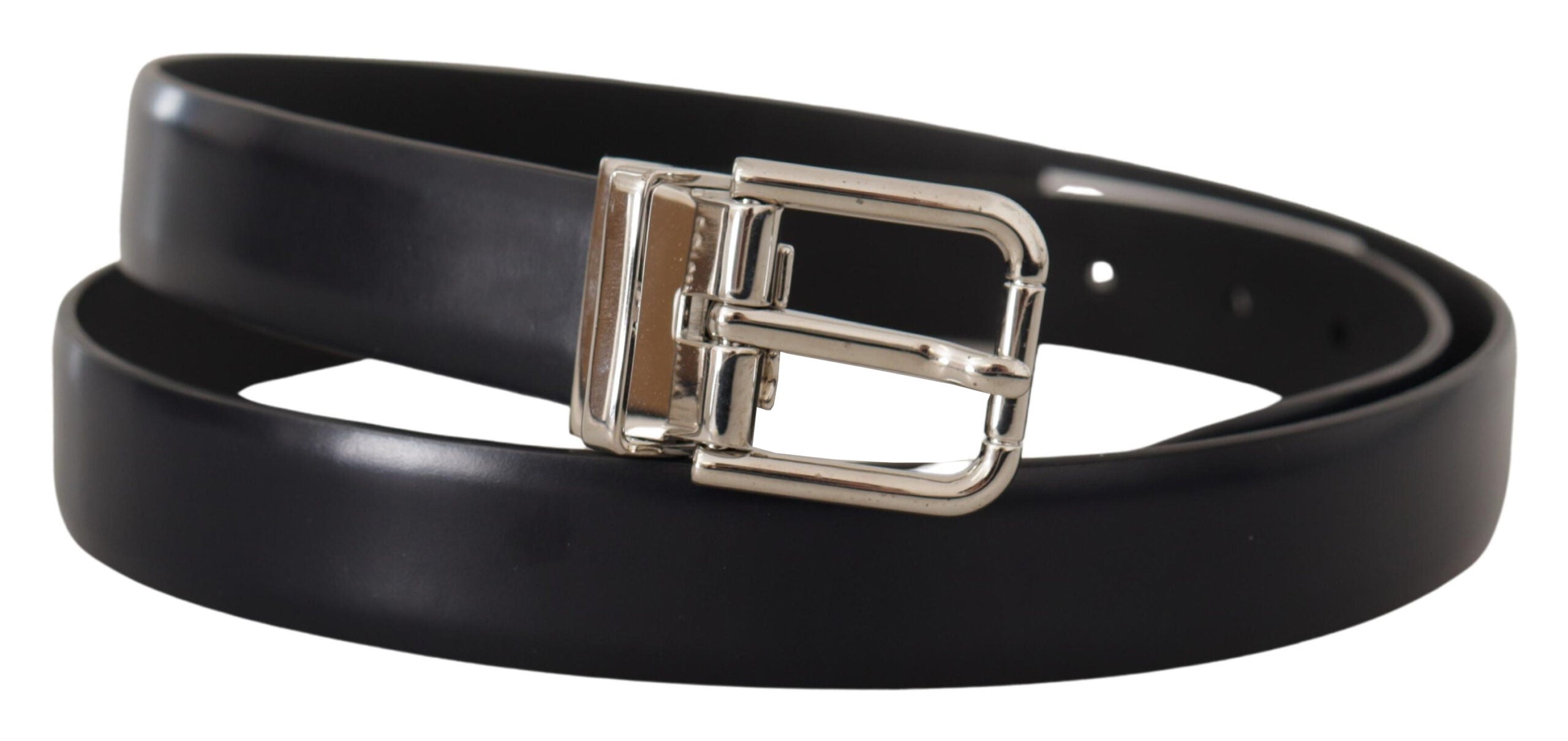 Dolce & Gabbana Elegant Leather Belt with Metal Buckle - Luksusmuotia Dolce & Gabbana - Tutustu YVES JAVANNI® 