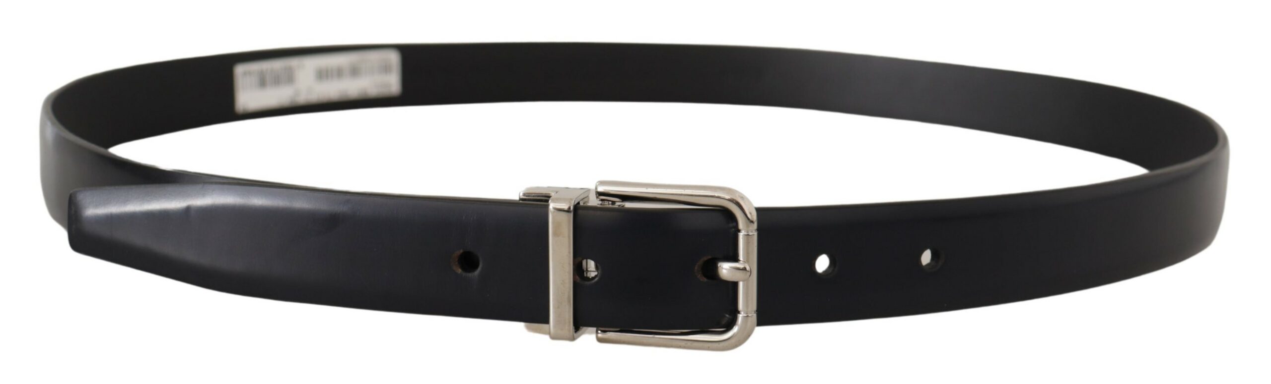 Dolce & Gabbana Elegant Leather Belt with Metal Buckle - Luksusmuotia Dolce & Gabbana - Tutustu YVES JAVANNI® 