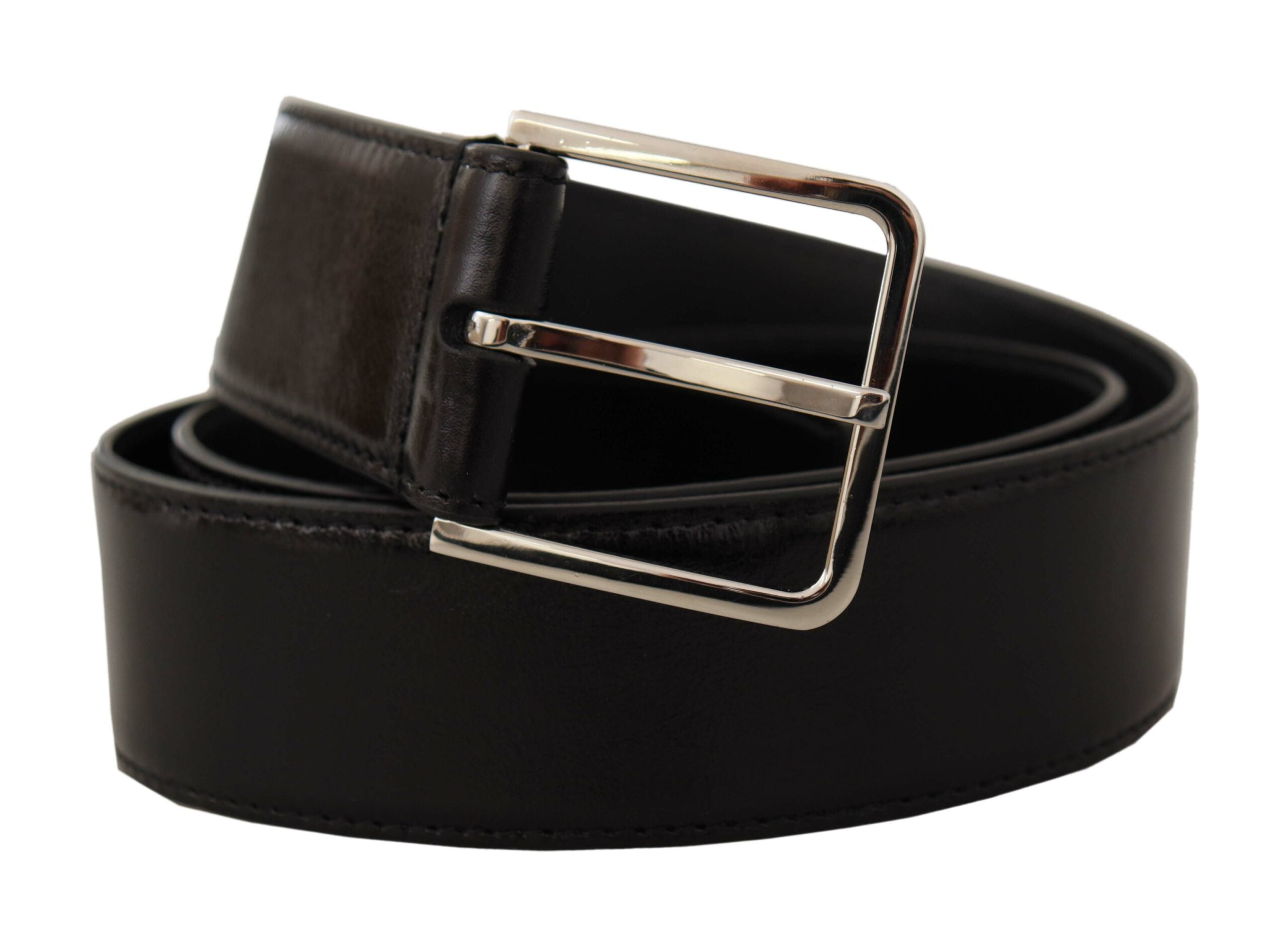 Dolce & Gabbana Elegant Leather Belt with Metal Buckle - Luksusmuotia Dolce & Gabbana - Tutustu YVES JAVANNI® 