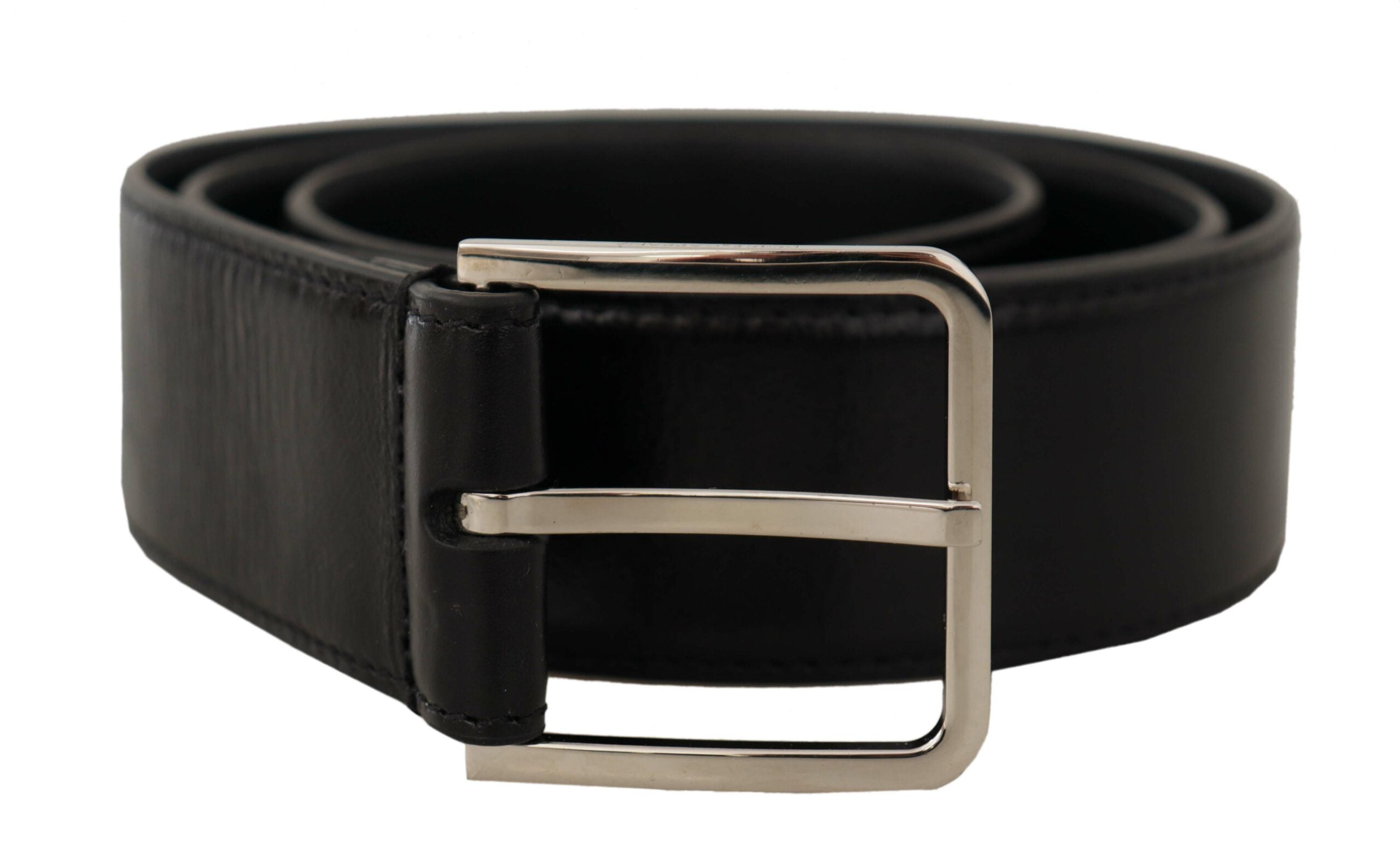 Dolce & Gabbana Elegant Leather Belt with Metal Buckle - Luksusmuotia Dolce & Gabbana - Tutustu YVES JAVANNI® 