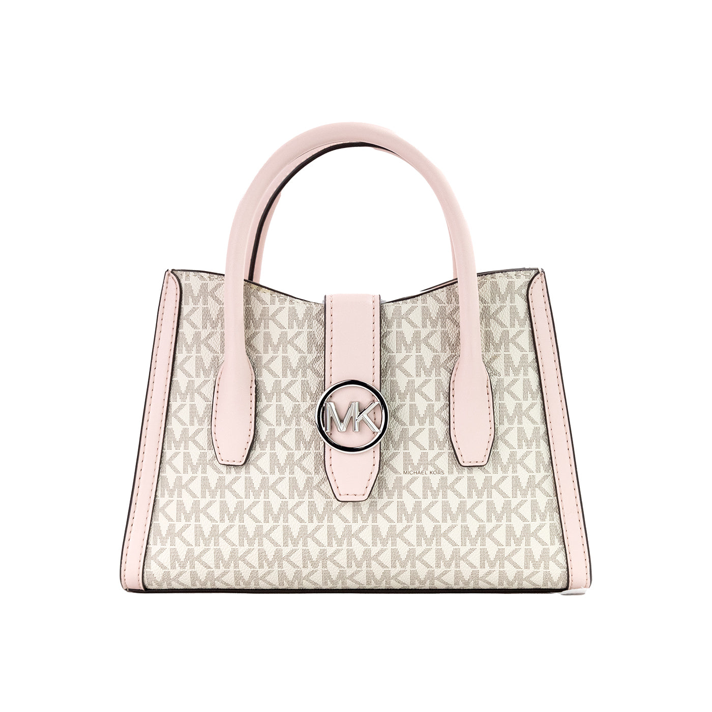 Michael Kors Gabby Small Powder Blush PVC Top Zip Satchel Crossbody Bag - Luksusmuotia Michael Kors - Tutustu YVES JAVANNI® 