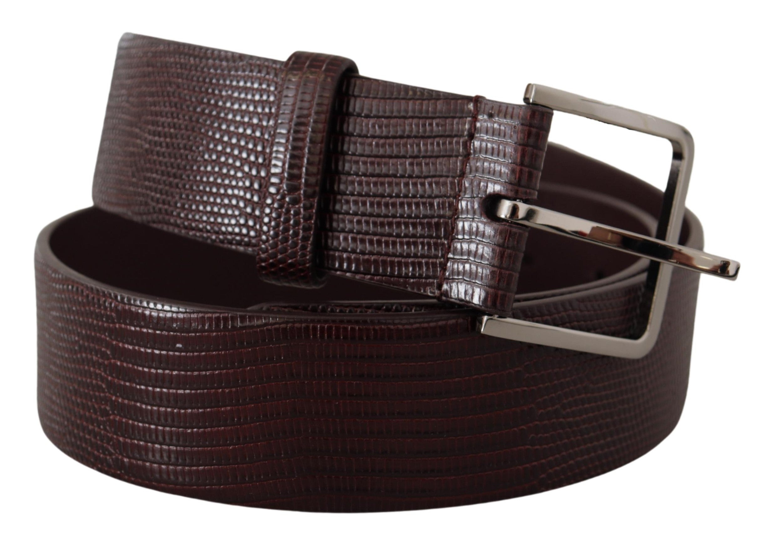 Dolce & Gabbana Elegant Dark Brown Leather Belt - Luksusmuotia Dolce & Gabbana - Tutustu YVES JAVANNI® 