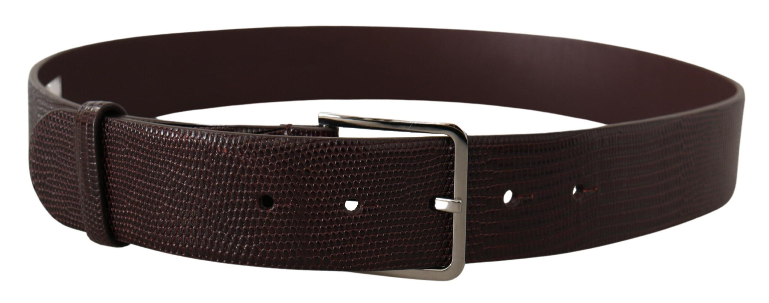 Dolce & Gabbana Elegant Dark Brown Leather Belt - Luksusmuotia Dolce & Gabbana - Tutustu YVES JAVANNI® 