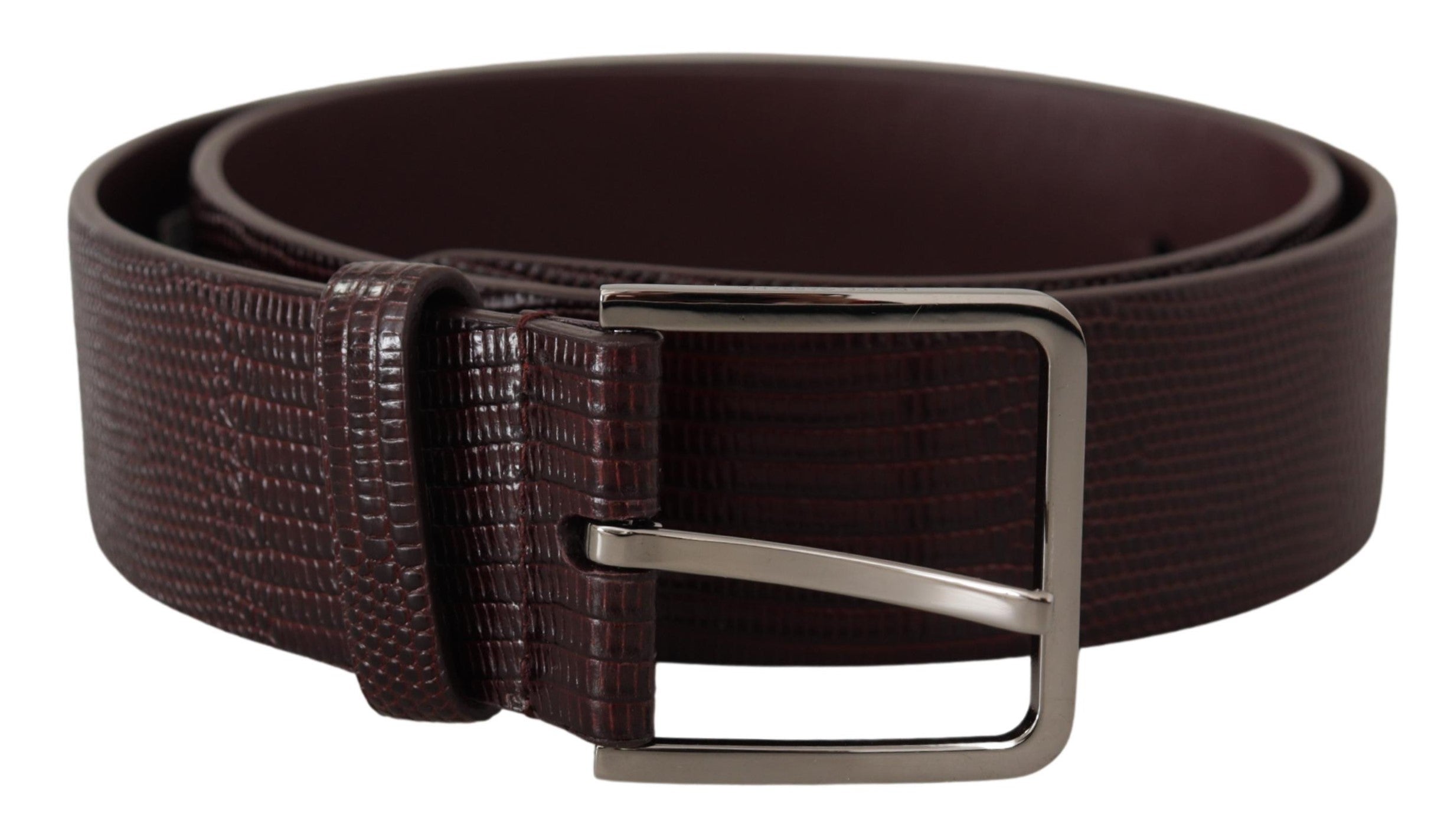 Dolce & Gabbana Elegant Dark Brown Leather Belt - Luksusmuotia Dolce & Gabbana - Tutustu YVES JAVANNI® 