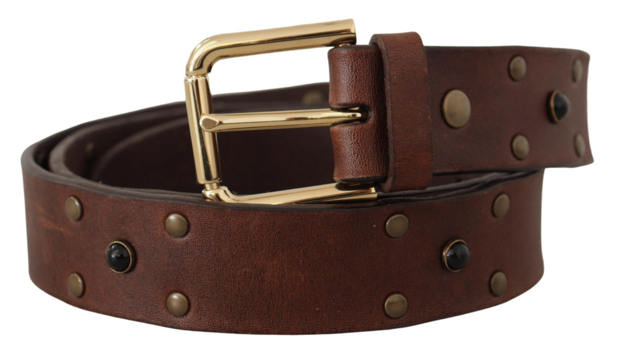 Dolce & Gabbana Elegant Leather Belt with Metal Buckle - Luksusmuotia Dolce & Gabbana - Tutustu YVES JAVANNI® 